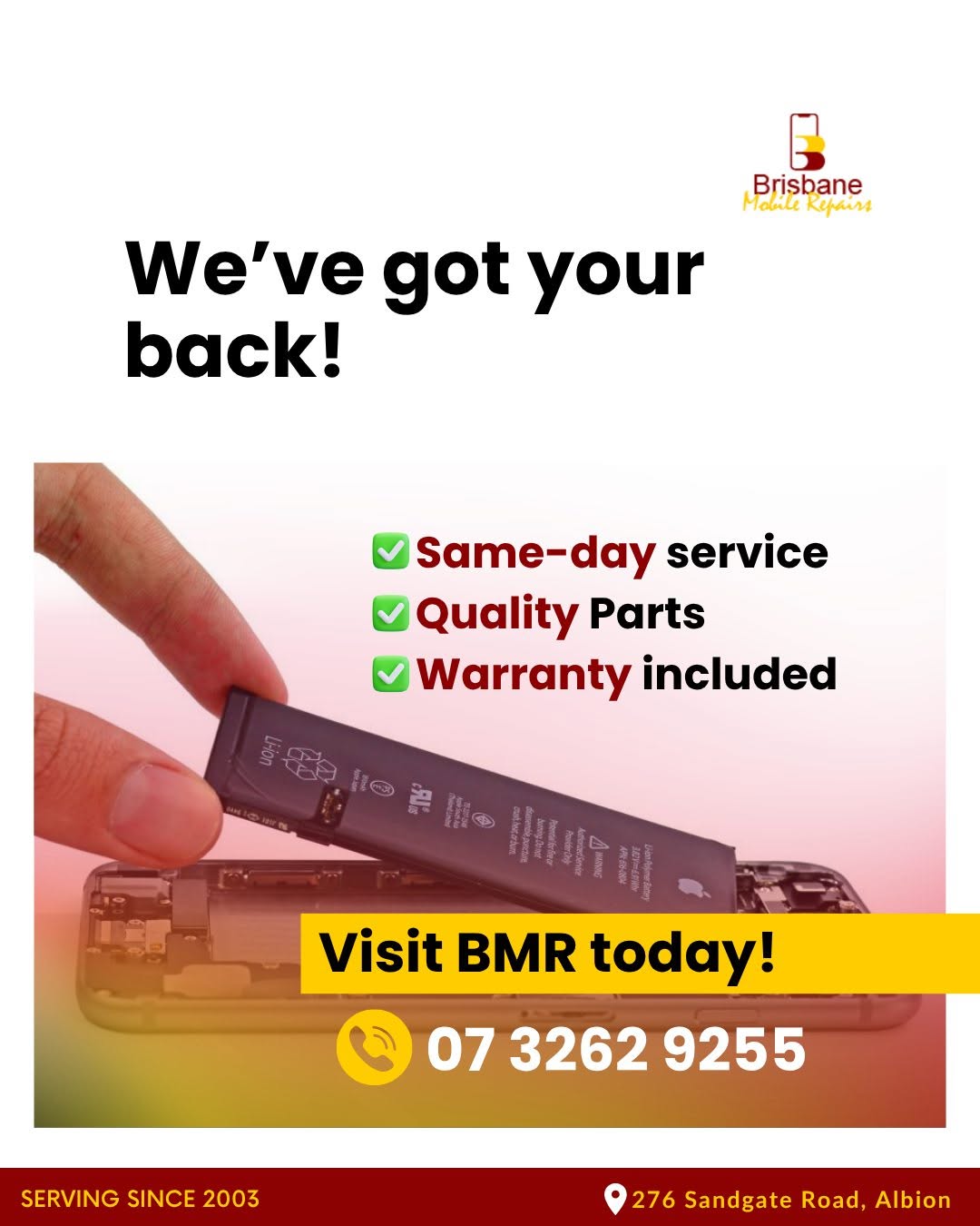 Most Repairs Under 45 Minutes